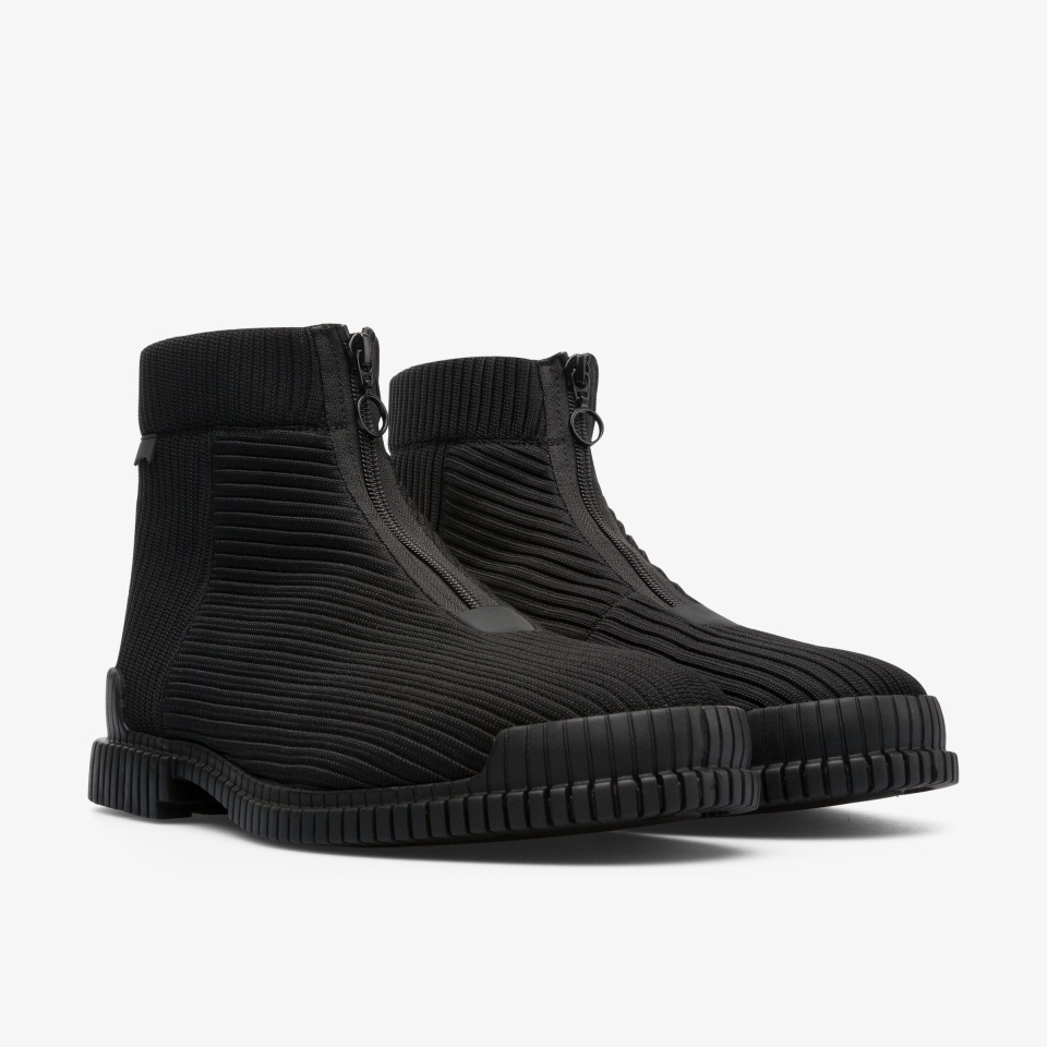 Camper Pix Black - Camper Mens Ankle Boots ||2613-JIRHQ||